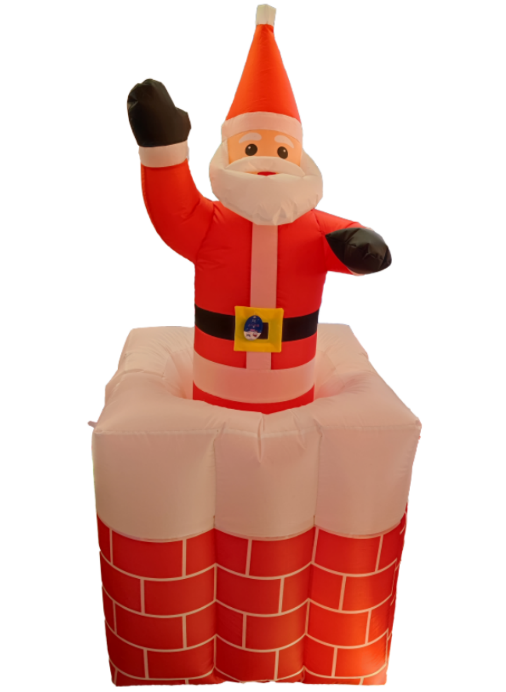 It so happens that the new Christmas gift 9123 factory direct sales product, the Christmas up-and-down chimney, comes with its own transformer and fan. After being plugged in, the old man will automatically rise up and down