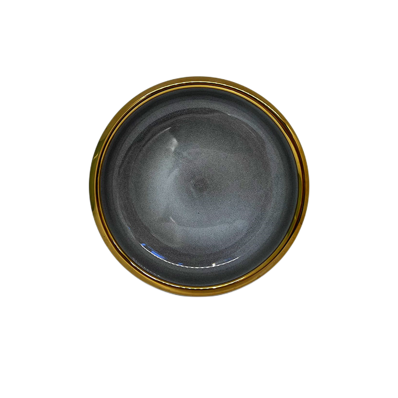 强化瓷 骨瓷 色釉/瓷器 圆盘白底实物图