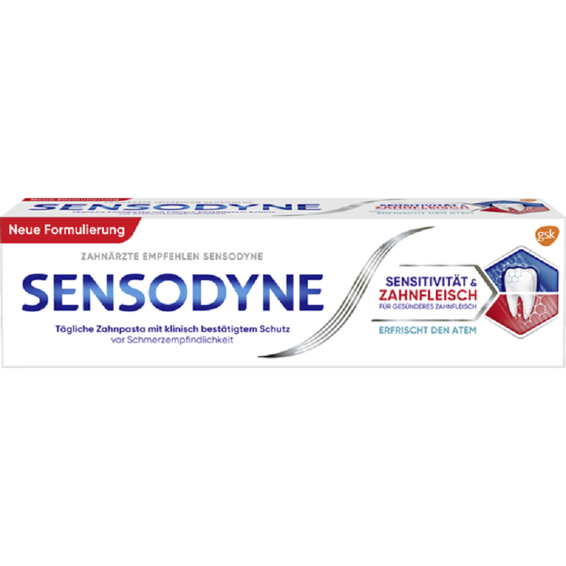 Sensodyne 舒适达 敏感型和牙龈防护牙膏 75ml图