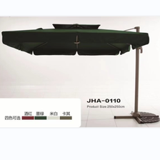 JHA-0110 （2.5*2.5米 户外休闲太阳伞 庭院伞 铝 双顶罗马伞）