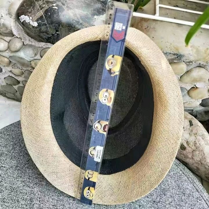 韩版英伦风沙滩草帽户外男女太阳帽礼帽遮阳情侣防晒春夏爵士帽现货详情图6