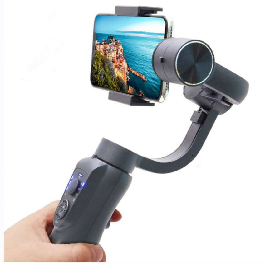 Handheld electric rotating selfie stick Item Picture