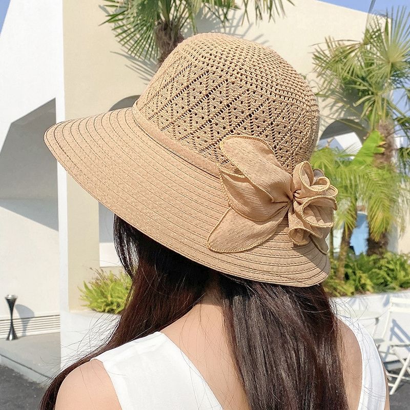 防晒遮阳女帽/优雅花朵盆帽/女士帽产品图