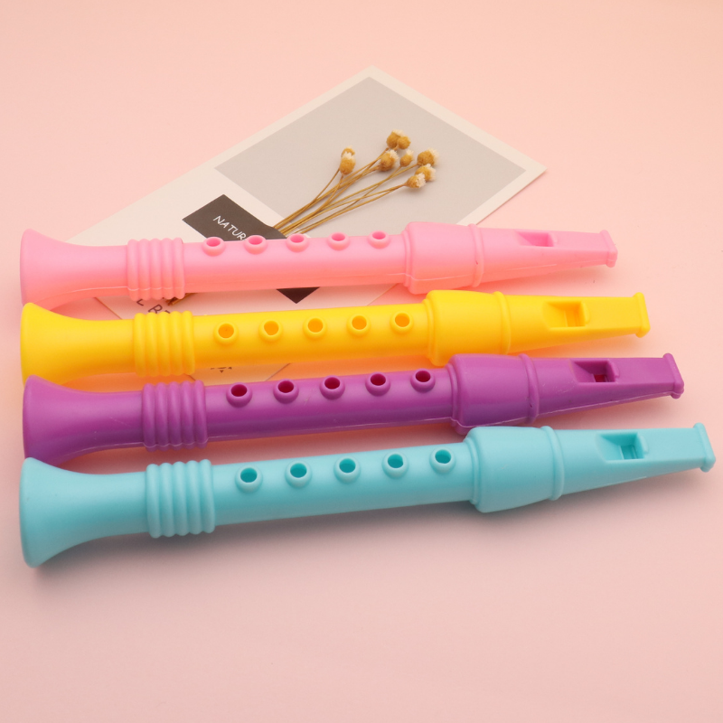 Vertical flute whistle, children's plastic toy gift, party whistle details Picture