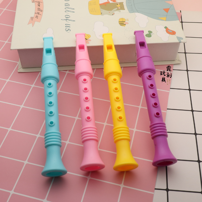 Vertical flute whistle, children's plastic toy gift, party whistle Item Picture