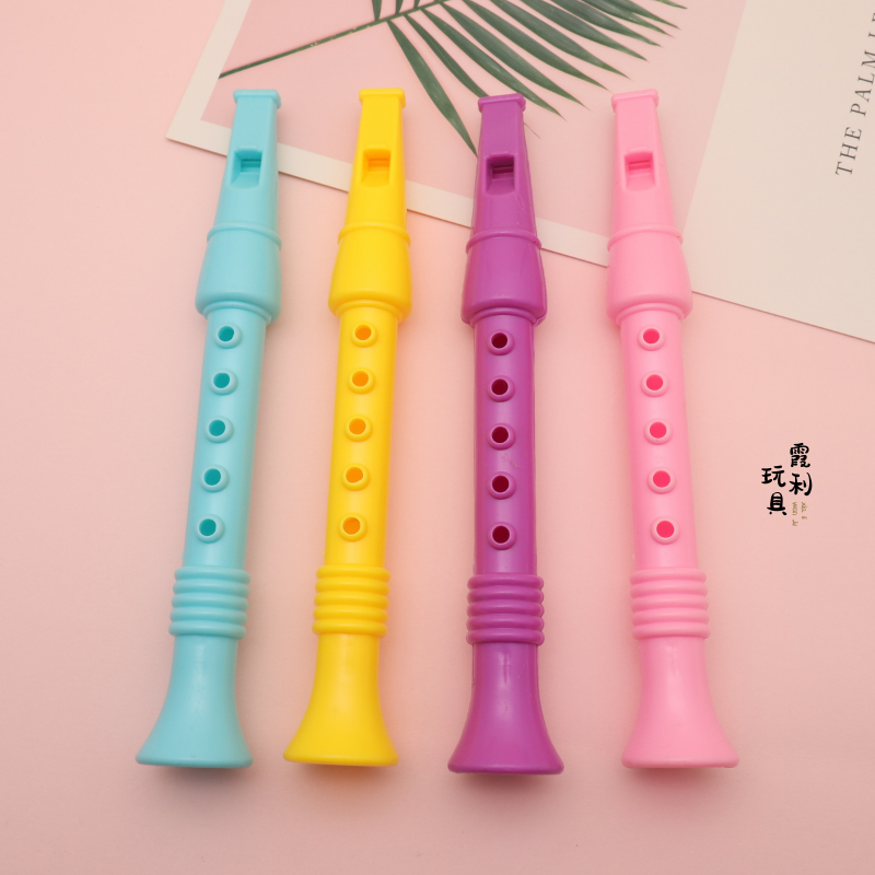 Vertical flute whistle, children's plastic toy gift, party whistle