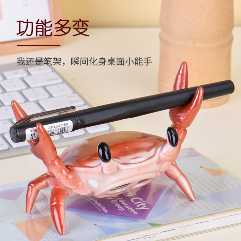Desktop phone stand, lazy crab Bluetooth speaker, Japanese-designed ahnitol Bluetooth speaker pen stand Specification image