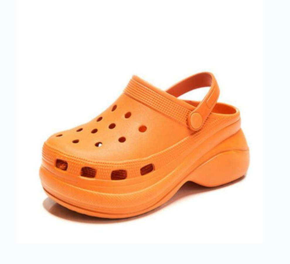 Simple solid-color crocs are exclusively for export Specification image