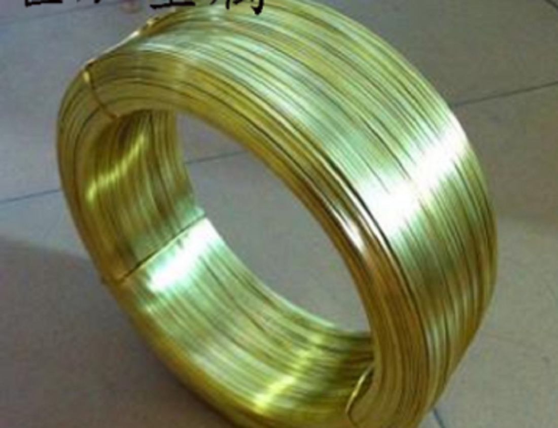 厂家批发饰品扁软H62 H65 H70 H90黄铜线易切削半硬黄铜线电镀全软黄铜线