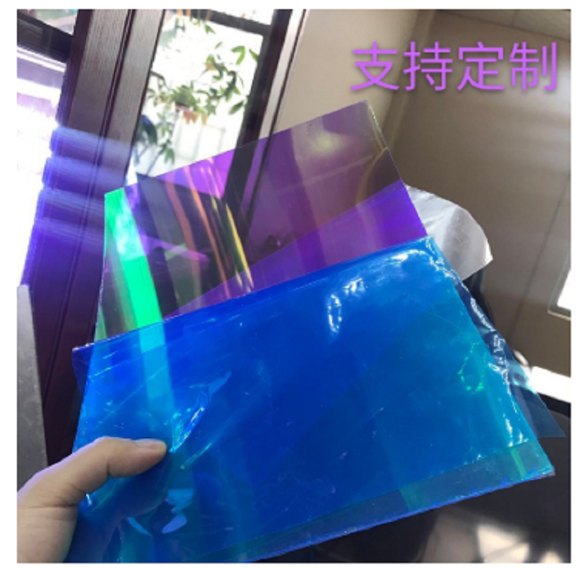 Export rainbow seven-color laser acrylic sheet, colorful sheet, organic glass seven-color reflective color-changing wedding decorative sheet Application Scenario