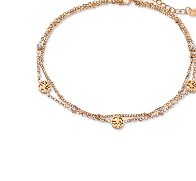 脚链女2022新款夏季网红双层高级感冷淡风足链