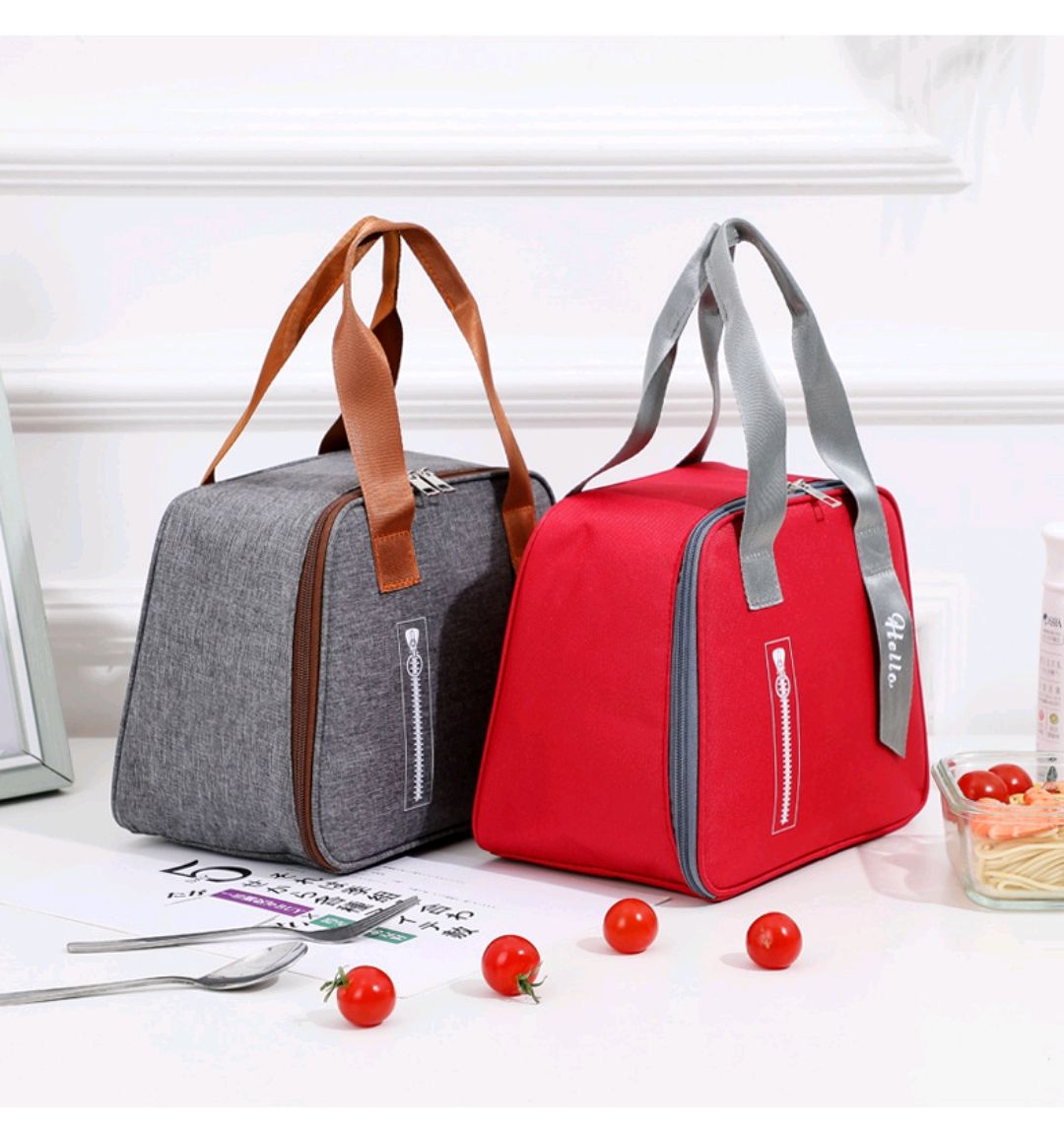 2022 New Thermal Bento Bag Students Carry Lunch Bag Japanese Bento Bag Thermal Bag Lunch Box Bag undefined