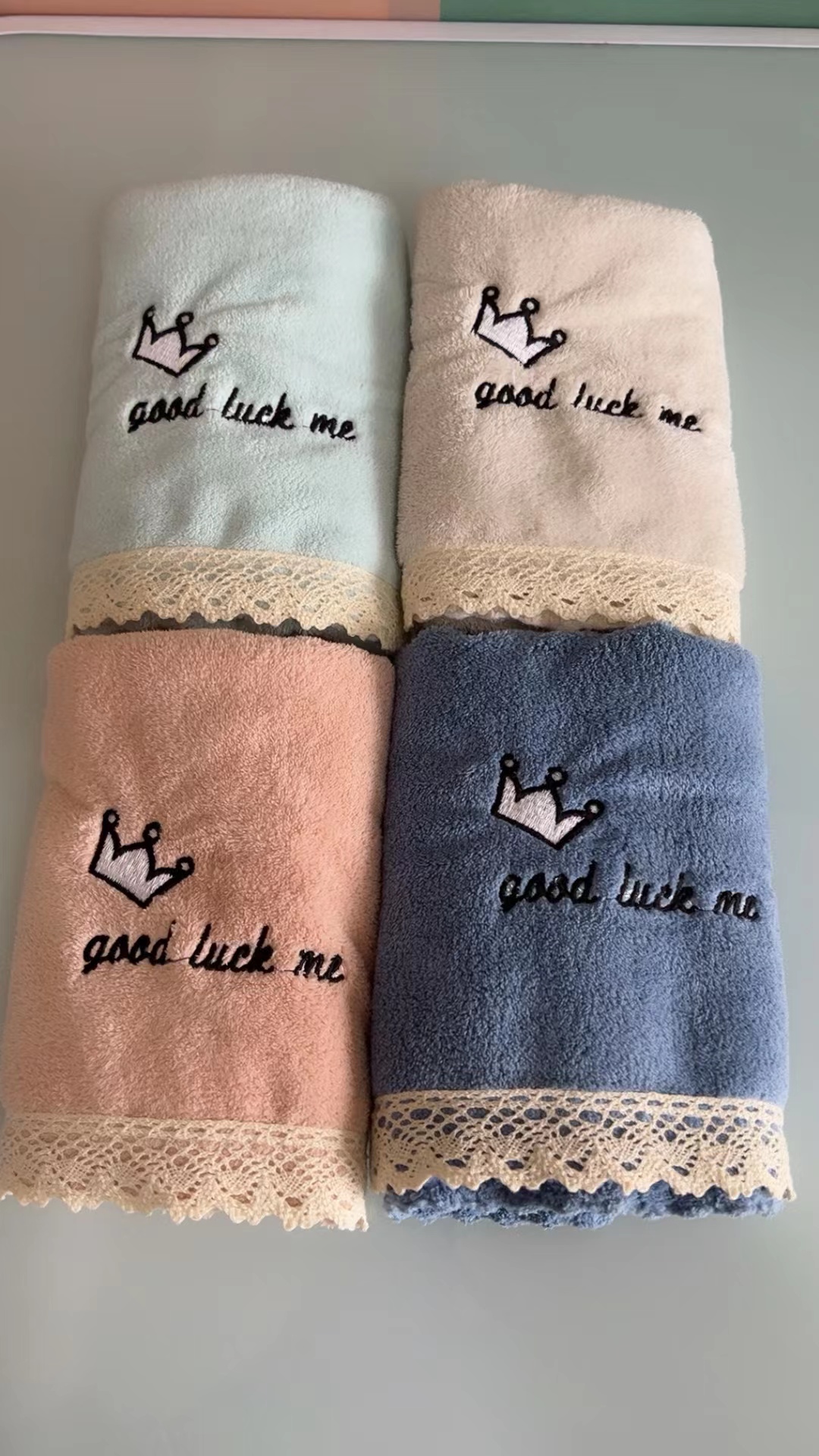 Tinglong Factory direct sales of new coral fleece towels and bath towels details Picture