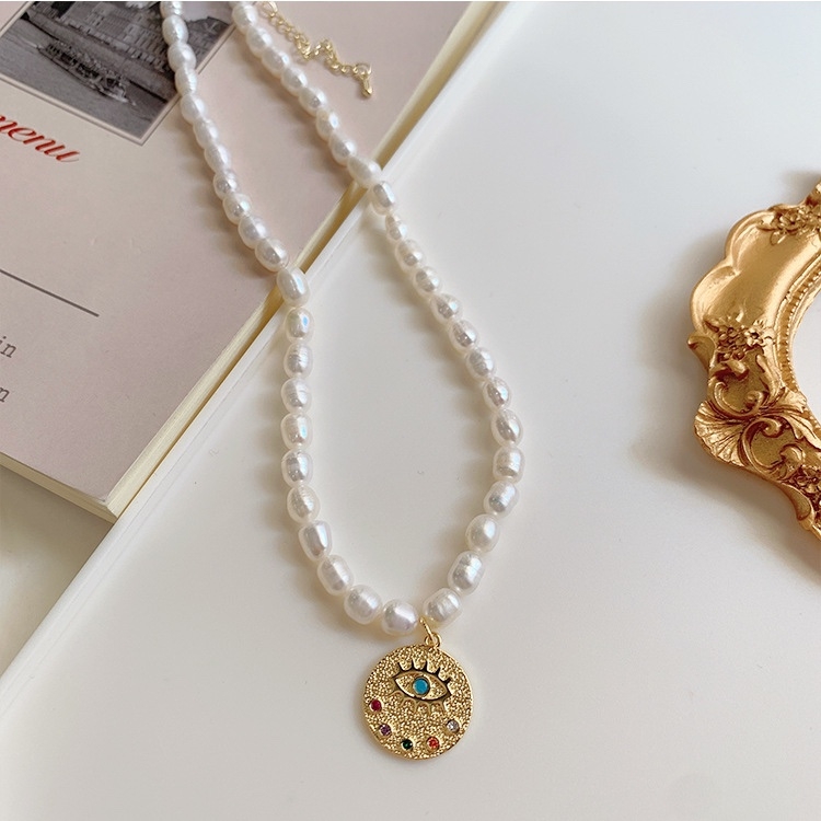 恶魔之眼/天然珍珠/手作产品图