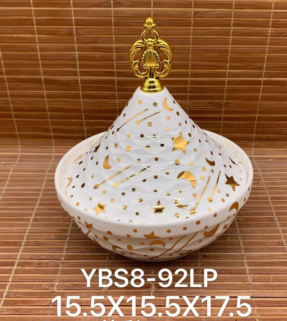 方圆陶瓷斋月专用陶瓷烫金贴花陶瓷吉吉塔节日用品陶瓷FY685588详情图6