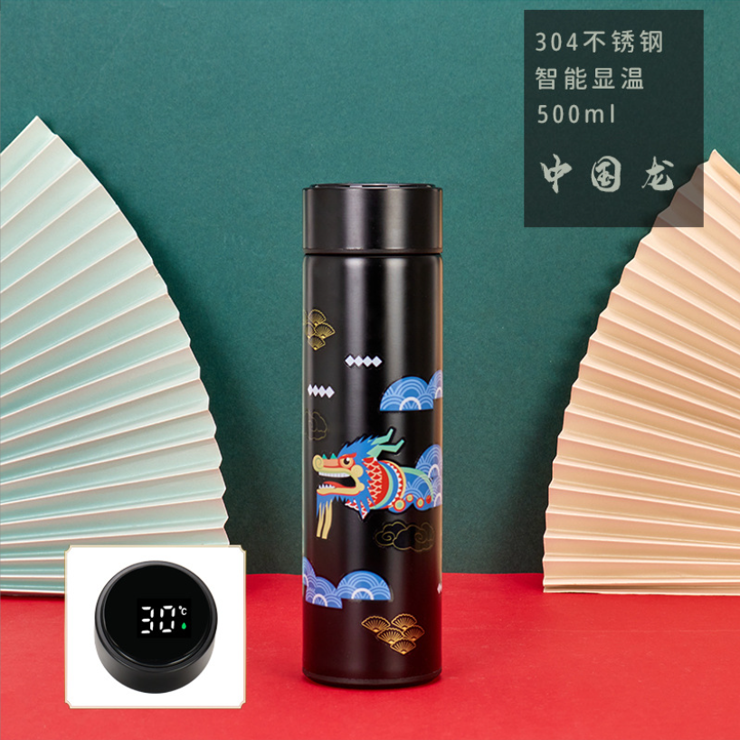 كأس الصين الساخن الذكي من الفولاذ غير القابل للصدأ Specification image
