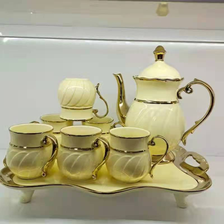 景德镇陶瓷水具套装茶壶套装北欧风茶具下午茶杯陶瓷杯冷水壶厨房用品