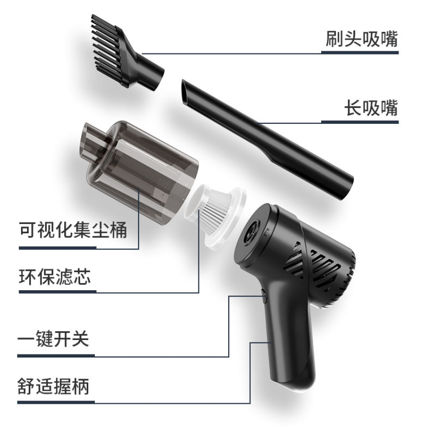 车用吸尘器实物图