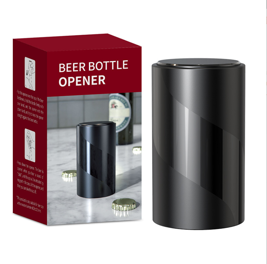 啤酒开瓶器 酒吧创意小工具起子按压式红酒啤酒开瓶器