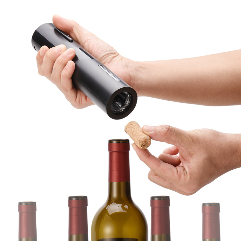New wine bottle opener set, multi-functional gift box set, plastic dry battery wine bottle opener set Item Picture