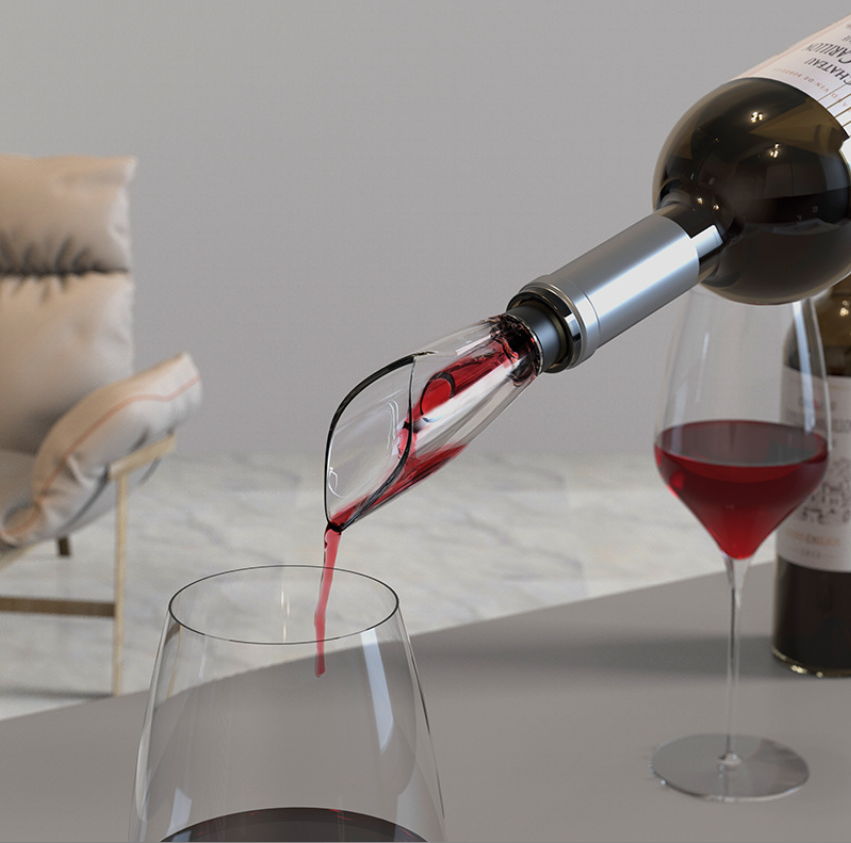 New wine bottle opener set, multi-functional gift box set, plastic dry battery wine bottle opener set Specification image