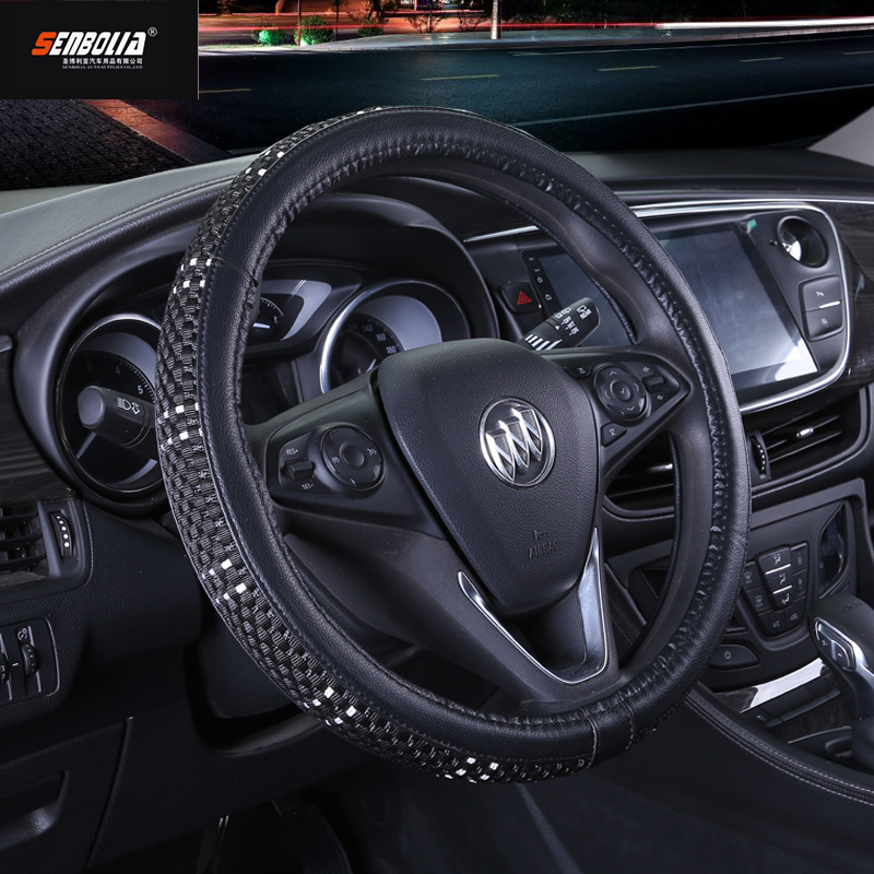 Senbola-fxp-12 cubierta de volante de coche cuatro estaciones cubierta de volante de coche universal venta directa de fábrica bienvenido a la investigación y suministros de interiores de automóviles personalizados