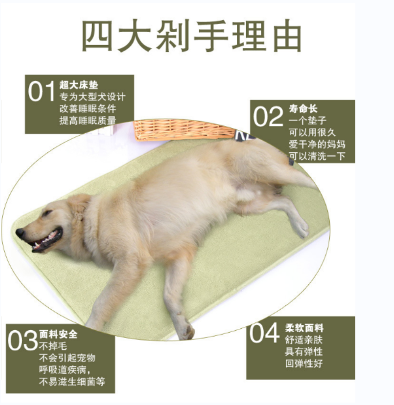 Coral fleece pet pads for export Application Scenario