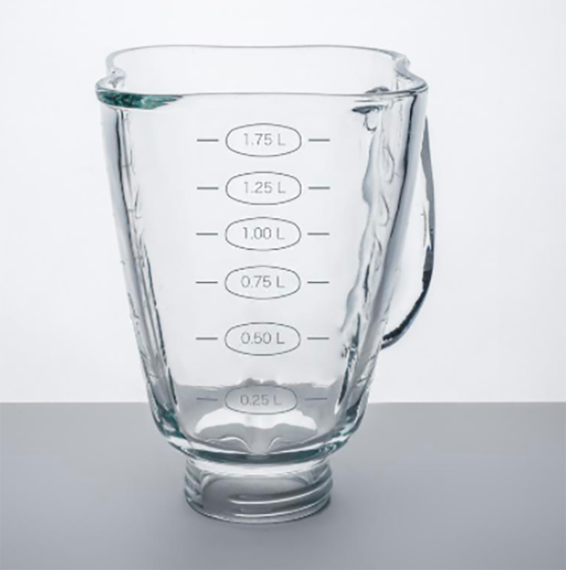 果汁杯搅拌玻璃杯 家用料理机果汁机单配件杯体 搅拌机配件钠钙玻璃杯详情4