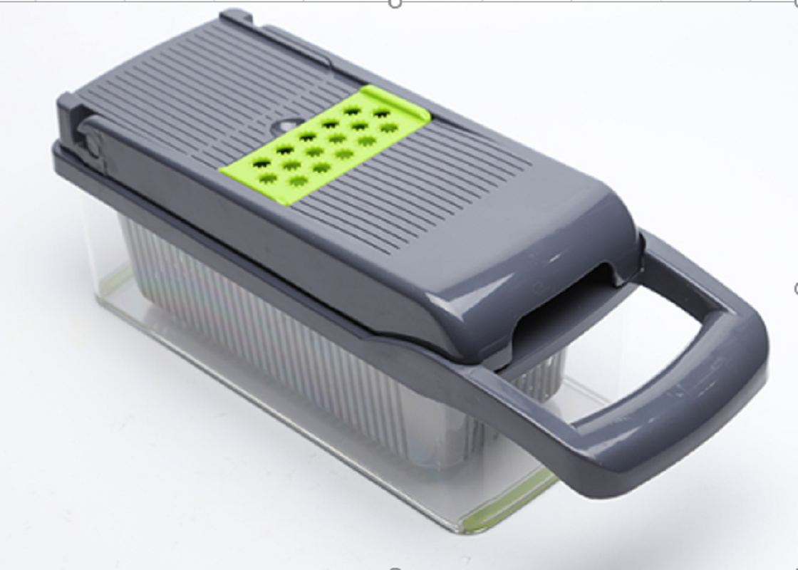 The vegetable cutter is large