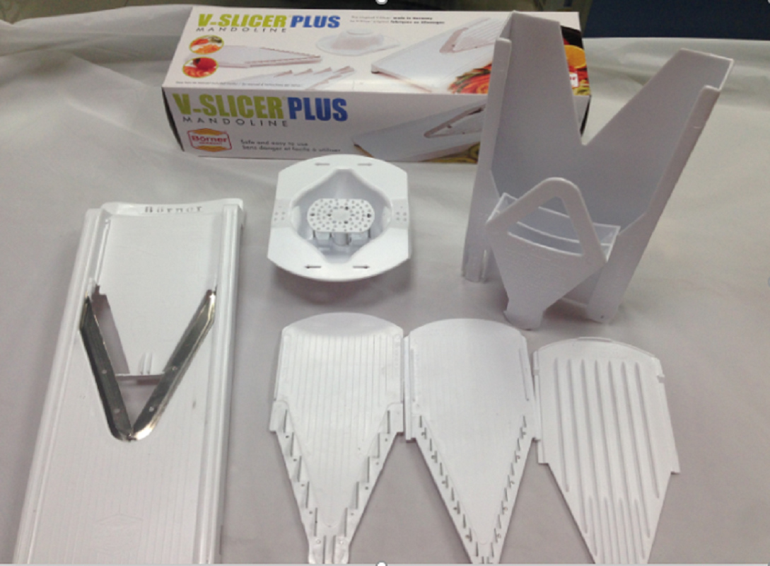 New V-shaped vegetable cutter