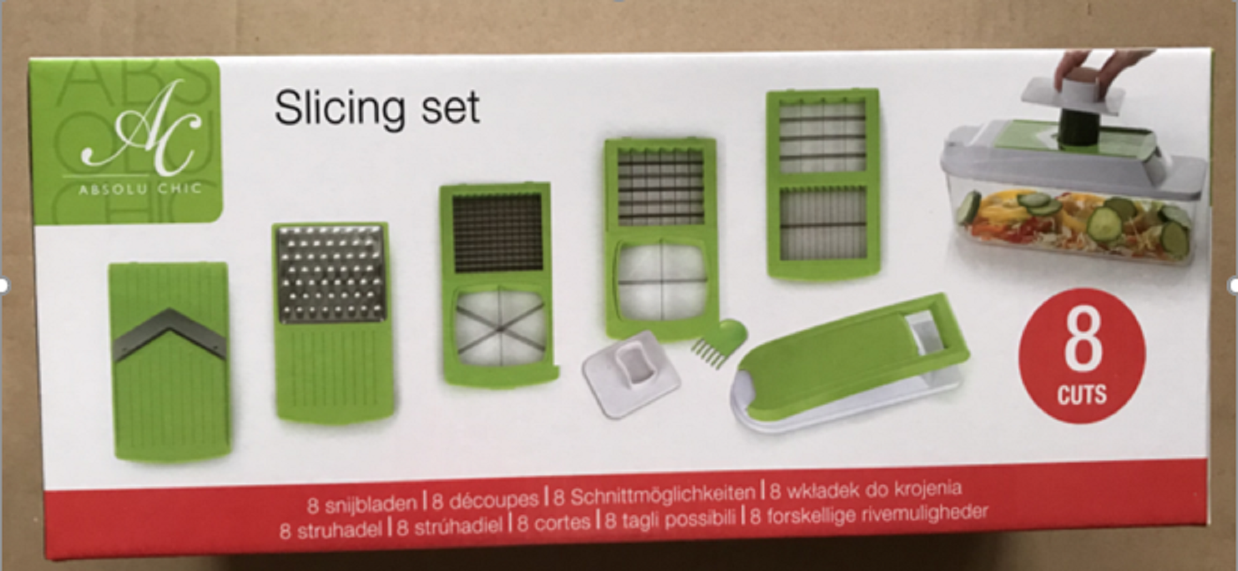 The vegetable cutter is small