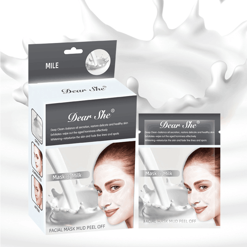 Dear She Cross-border Milk Blackhead and Acne Mask, Blackhead Removal Nasal Mask, Blackhead Removal Peel-off Mask