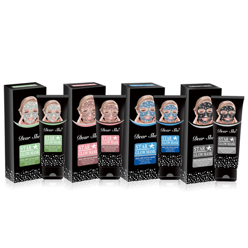 Dear She Pink Starry Sky Peel-off Blackhead Mask Dead Skin Moisturizing and Hydrating Peel-off Mask Application Scenario