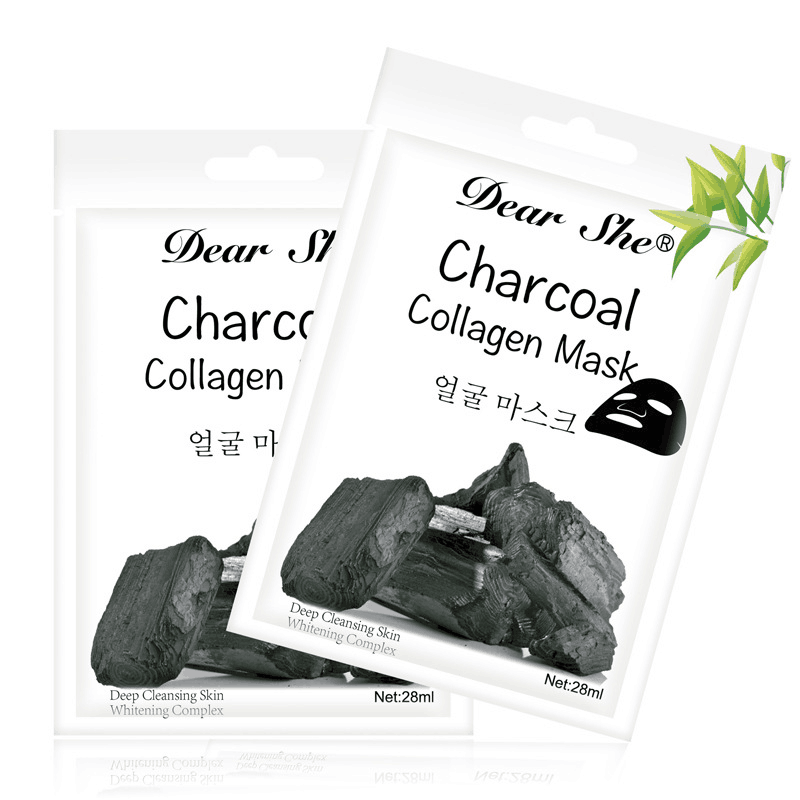 Cross-border DEAR SHE Bamboo Charcoal Silk Mask Wholesale manufacturer exclusively available on Amazon, AliExpress and Shopee Specification image