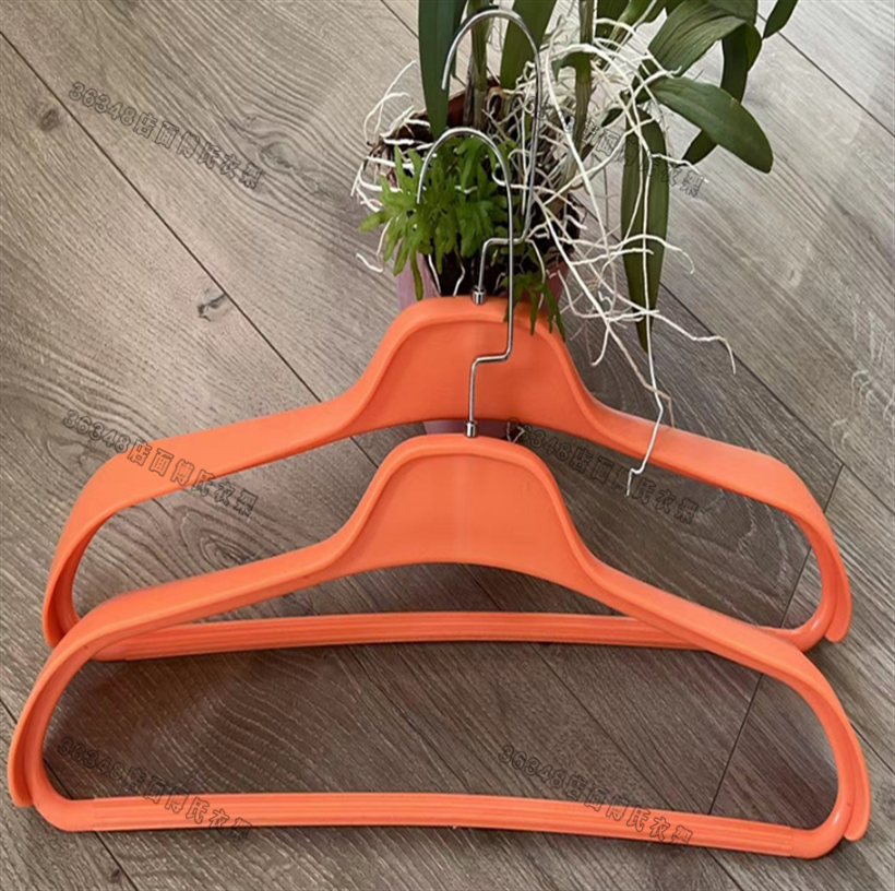 衣架无痕家用晾衣服撑子多功能挂晒衣撑塑料晾衣架子宽肩晾衣架挂家用防肩角晾衣架子衣挂不起包无痕角防滑宽肩服装店衣架衣晒橘红