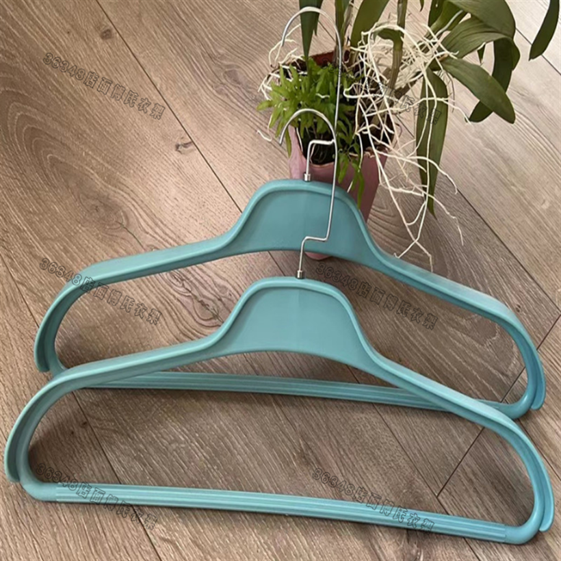 衣架无痕家用晾衣服撑子多功能挂晒衣撑塑料晾衣架子宽肩晾衣架挂家用防肩角晾衣架子衣挂不起包无痕角防滑宽肩服装店衣架衣晒宝蓝