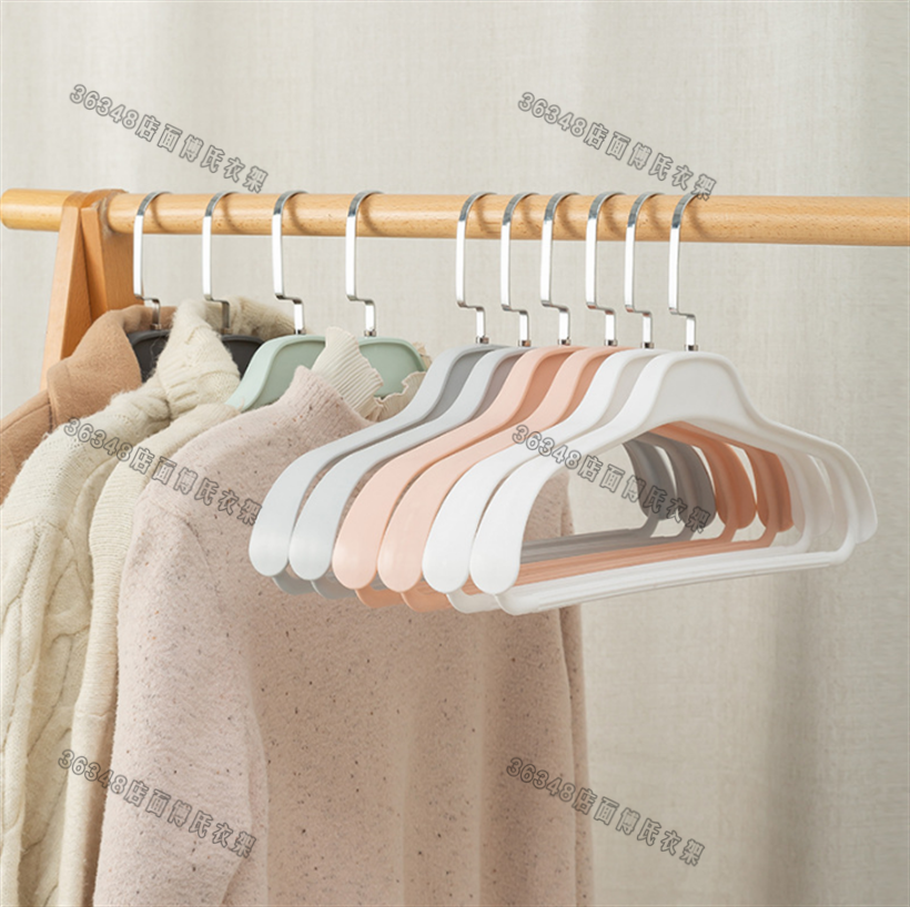 衣架/植绒衣架/木质儿童衣架/衣服架/晾衣架细节图