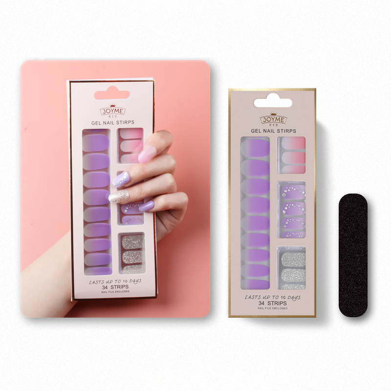 34 Nail stickers without baking lamp, Korean imported PU film nail stickers, waterproof and wear-resistant nail stickers 11 details Picture