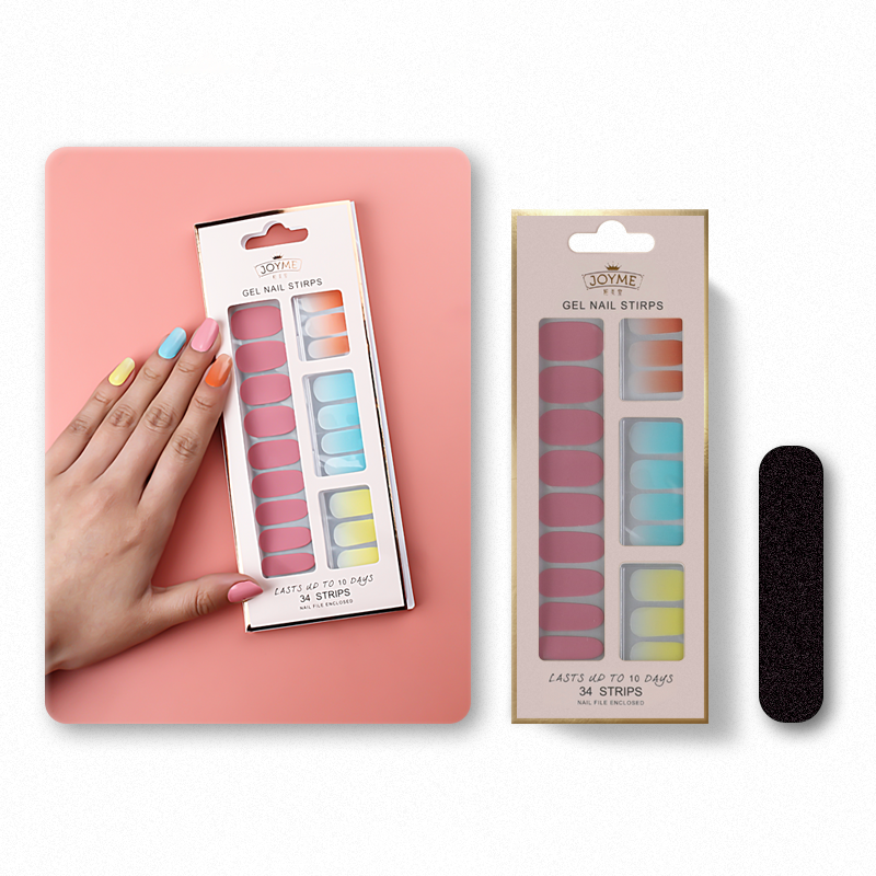 34 Nail stickers without baking lamp, Korean imported PU film nail stickers, waterproof and wear-resistant nail stickers 16 details Picture