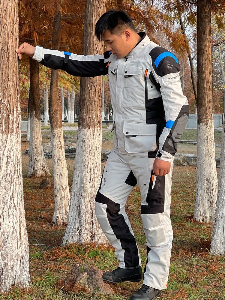 图阿雷格拉力服男摩托车骑行服套装摩旅防摔骑士装备机车服冬防水