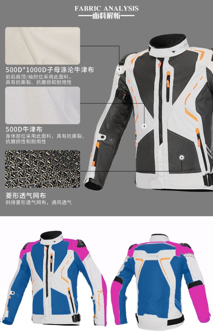 新款tuareg图阿雷格骑行服摩托车衣服装男赛机车服四季防风保暖冬详情图8