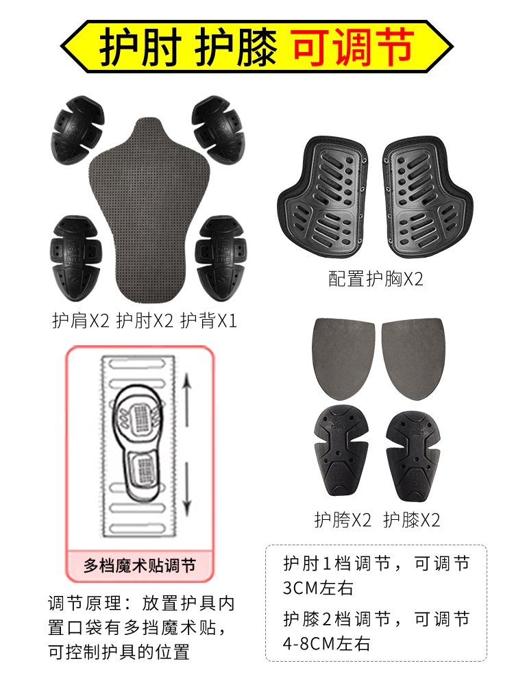 摩托车衣服/机车衣服/骑行服细节图