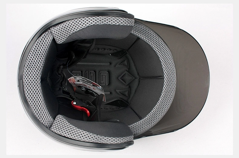 GSB Electric Bike Helmet for men and women, electric bike safety helmet, warm in autumn and winter, suitable for all seasons, semi-covered type 207 detail image 9