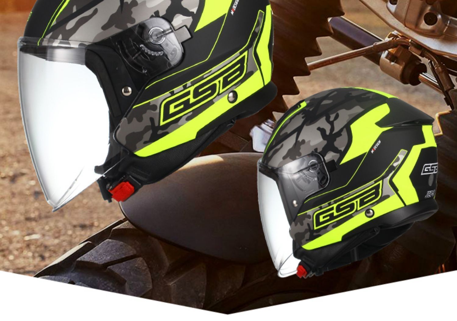 خوذات دراجة نارية كهربائية من طراز GSB مزودة بخوذة واقية من نوع G-268. detail image 3