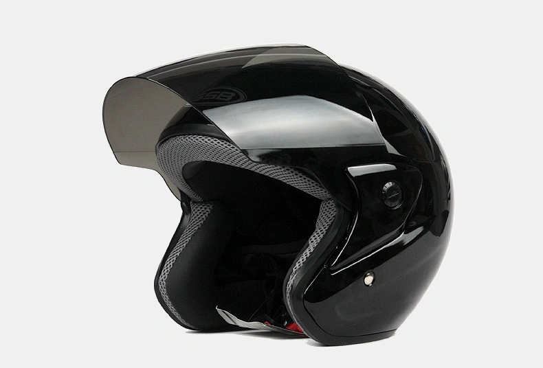 GSB Electric Bike Helmet for men and women, electric bike safety helmet, warm in autumn and winter, suitable for all seasons, semi-covered type 207 detail image 4