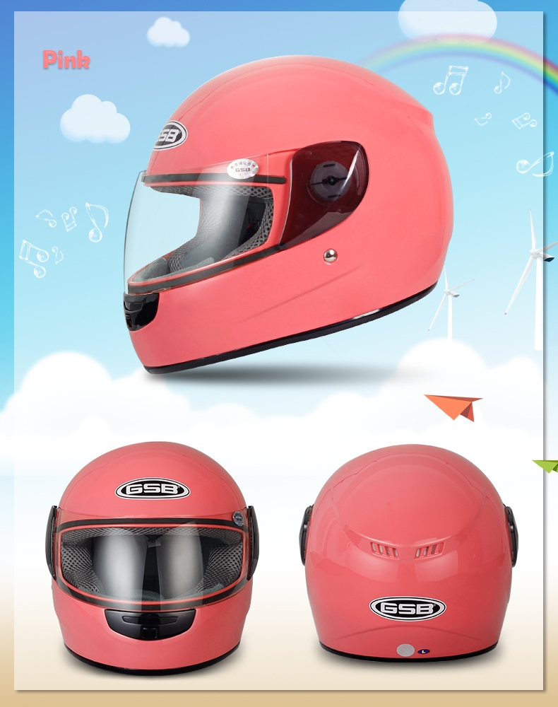 国潮GSB儿童头盔电动车男女小孩全覆式全盔宝宝安全帽电瓶车四季通用详情12