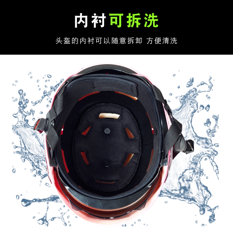 GSB electric bike helmets for men and women, summer sun protection, semi-covered electric bike safety helmets, suitable for all seasons detail image 5