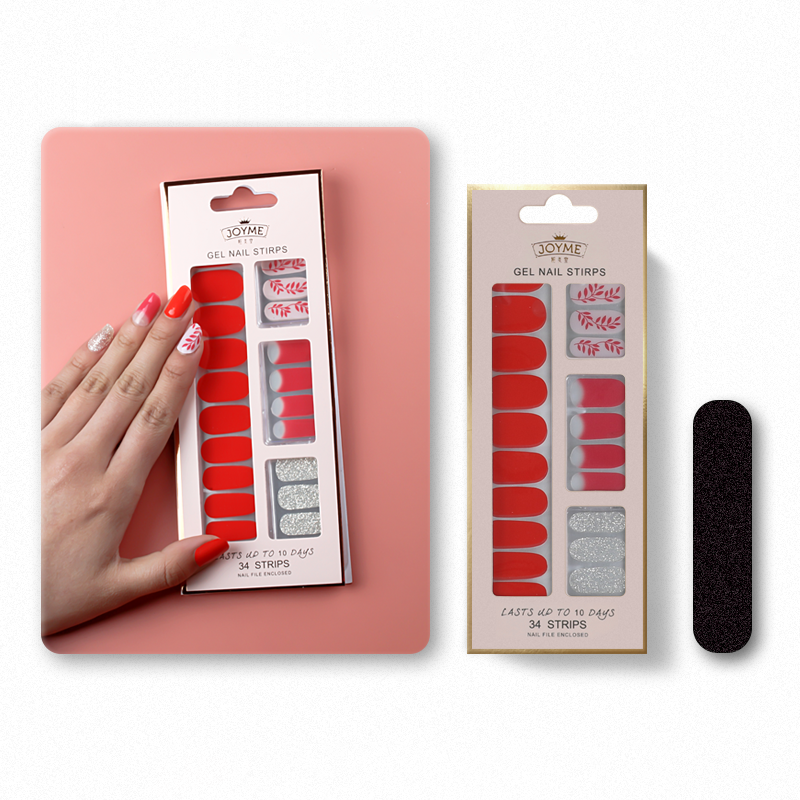 34 Nail stickers without baking lamp, Korean imported PU film nail stickers, waterproof and wear-resistant nail stickers 23 details Picture