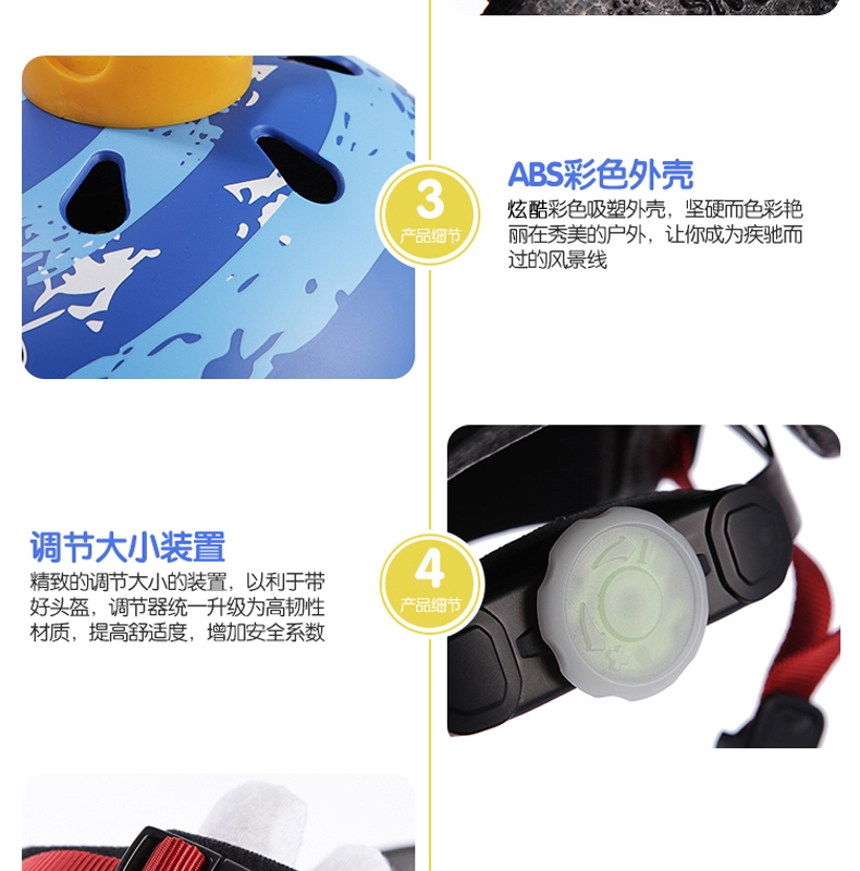 GSB Children's electric bike safety helmet, electric bike helmet, suitable for both boys and girls, babies, summer sun protection and all-season use detail image 15
