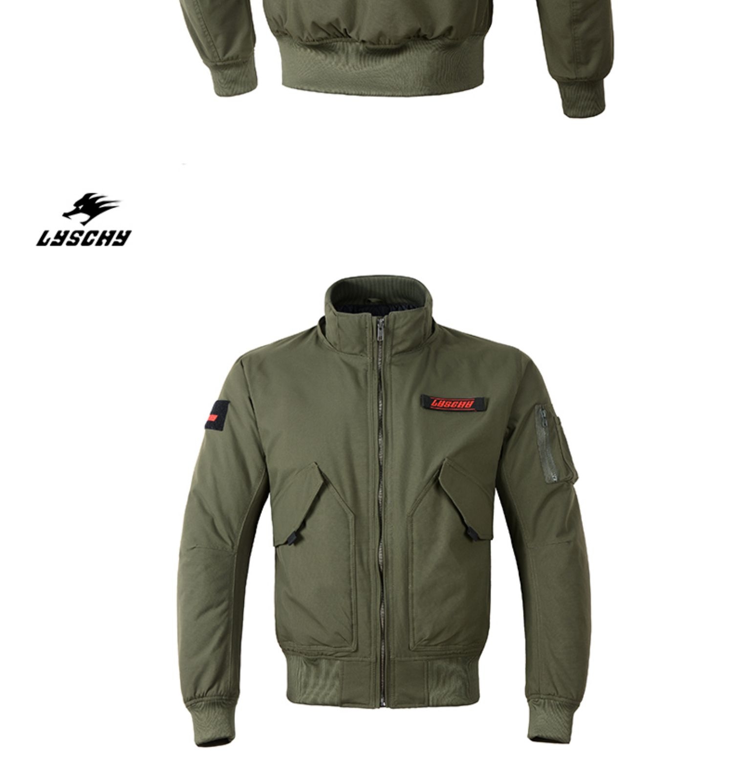 Lei Chi motorcycle riding suit set, men's all-season versatile waterproof winter warm thickened casual jacket racing suit detail image 10